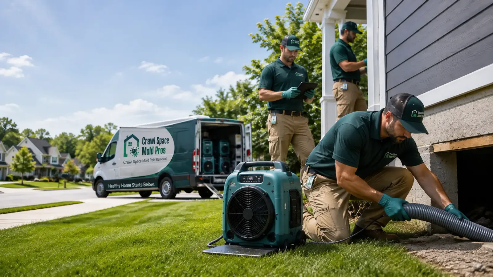 Crawl Space Mold Removal in Sandstone, MN